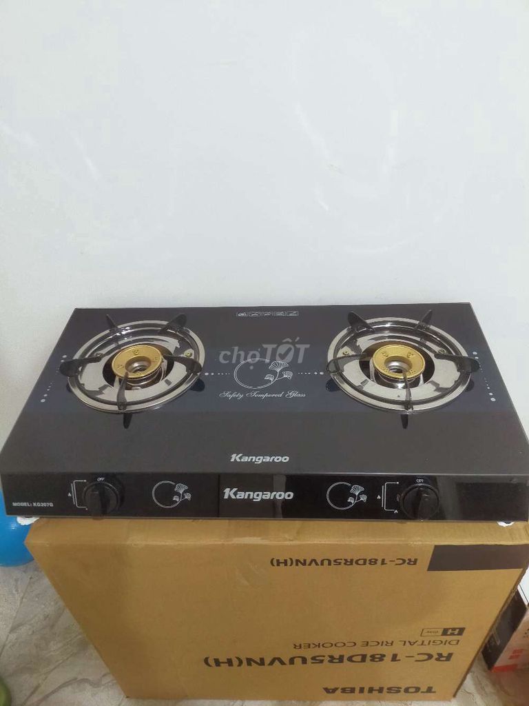 Bếp ga Kangaroo KG2070 Kính cường lực. Mua bán Bếp, lò, đồ điện nhà bếp tại Quận Cẩm Lệ Đà Nẵng được đăng bởi Bùi Văn Thái  hình 1