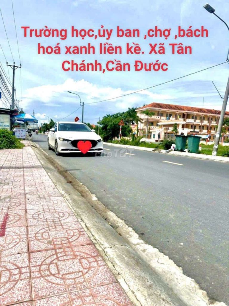 Hàng F0, 223m2 đất thổ cư 10x23m, kdc Tân Trạch, cần đước 1.15 tỷ