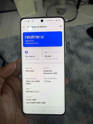 Realme 10 Pro+ 5G 256GB Vàng