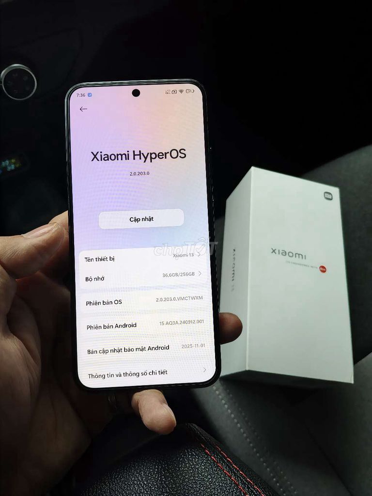 Xiaomi 13 256GB Đen Đẹp keng. Mua bán Điện thoại tại Thành phố Buôn Ma Thuột Đắk Lắk được đăng bởi Đăng Giáp hình 1