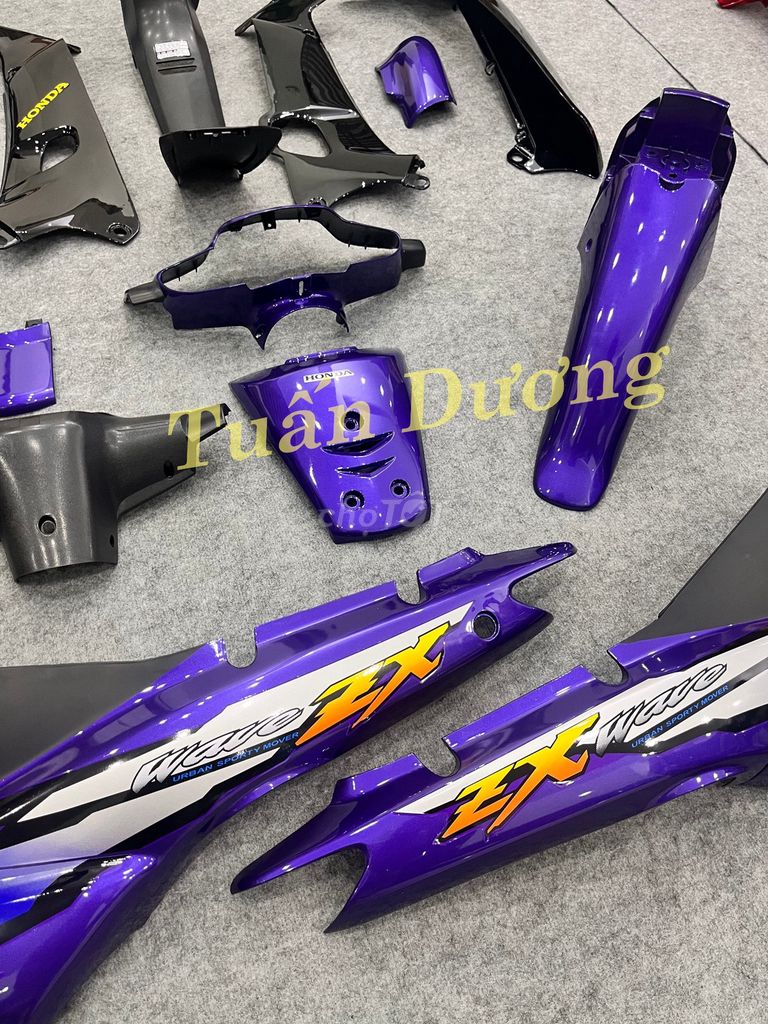Dàn Áo Wave ZX Màu Tím Huế Cho Xe Wave ZX Tím. Mua bán Phụ tùng xe tại Quận Hà Đông Hà Nội được đăng bởi Phụ Tùng Xe Tuấn Dương hình 5