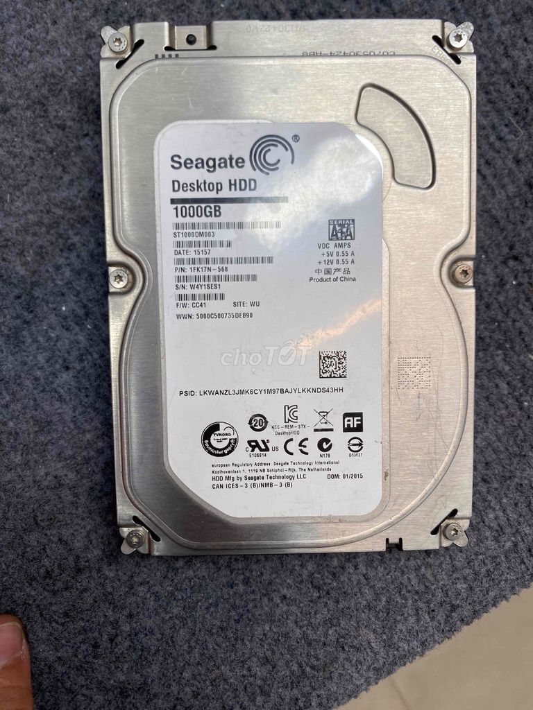 Ổ cứng 1000GB máy bàn sk 100%