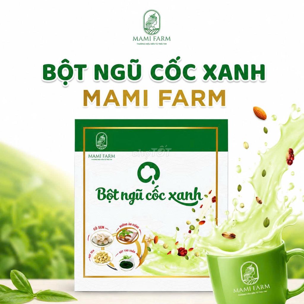 Bột ngũ cốc Xanh Mami Farm dinh dưỡng Tảo xoắn.... Mua bán Đồ ăn, thực phẩm và các loại khác tại Huyện Nghi Lộc Nghệ An được đăng bởi Hoài An Nguyễn Thị hình 1