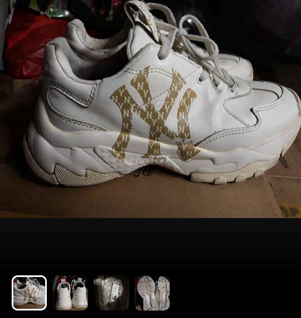 Giày thể thao MLB NY Trắng. Mua bán Giày dép tại Quận Hai Bà Trưng Hà Nội được đăng bởi Sir BA hình 1