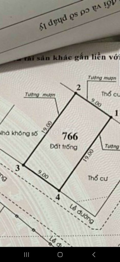 Lô đất đẹp 9m x 20m. Hẻm nhựa 12m thông khu đồng bộ Ngay Bia Tiget