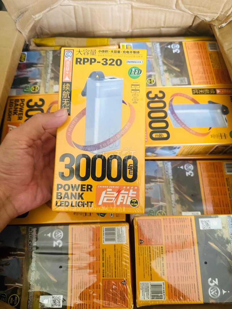 💢PIN SẠC DỰ PHÒNG REMAX 30000mAh MỚI FULL BOX💢