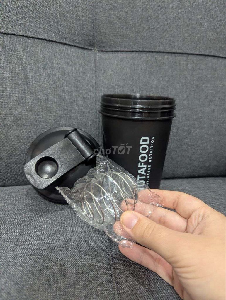 Bình lắc Nutafood 400ml Đen Chưa sử dụng. Mua bán Đồ thể thao, Dã ngoại tại Quận Cẩm Lệ Đà Nẵng được đăng bởi Low Calorie hình 1