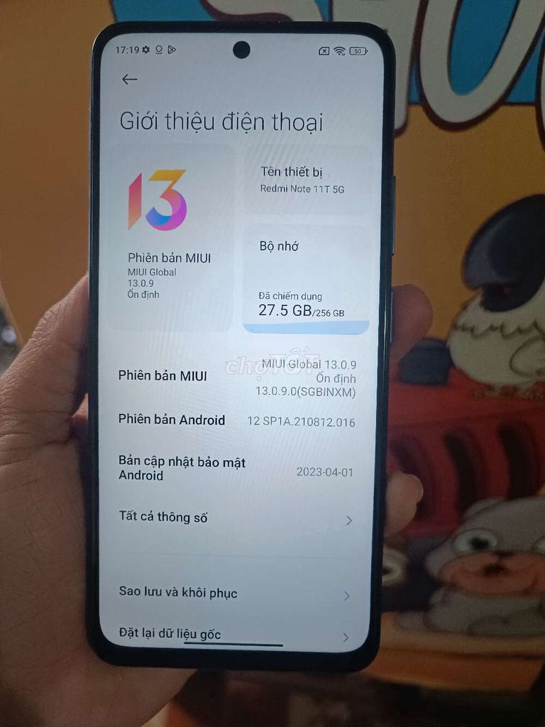 Bán redmi note 11T 5G