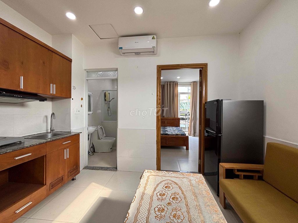 Cho thuê căn hộ 1PN Ban công Q4 gần ĐH Luật, ĐH Nguyễn Tất Thành - ảnh 4