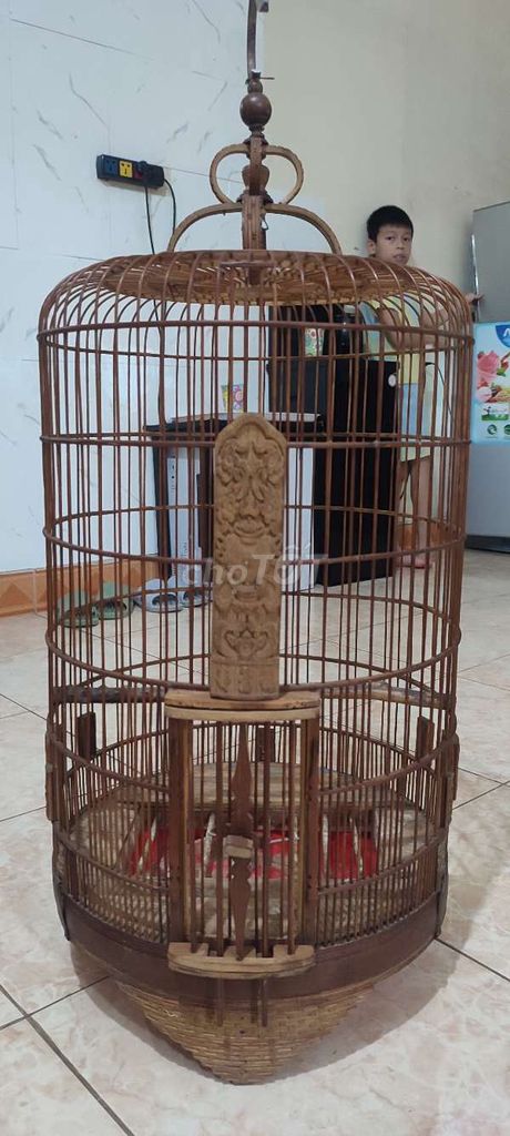 Lồng chim tre Nâu cho chim Khướu. Mua bán Phụ kiện, Thức ăn, Dịch vụ tại Quận Hà Đông Hà Nội được đăng bởi Khương hình 1