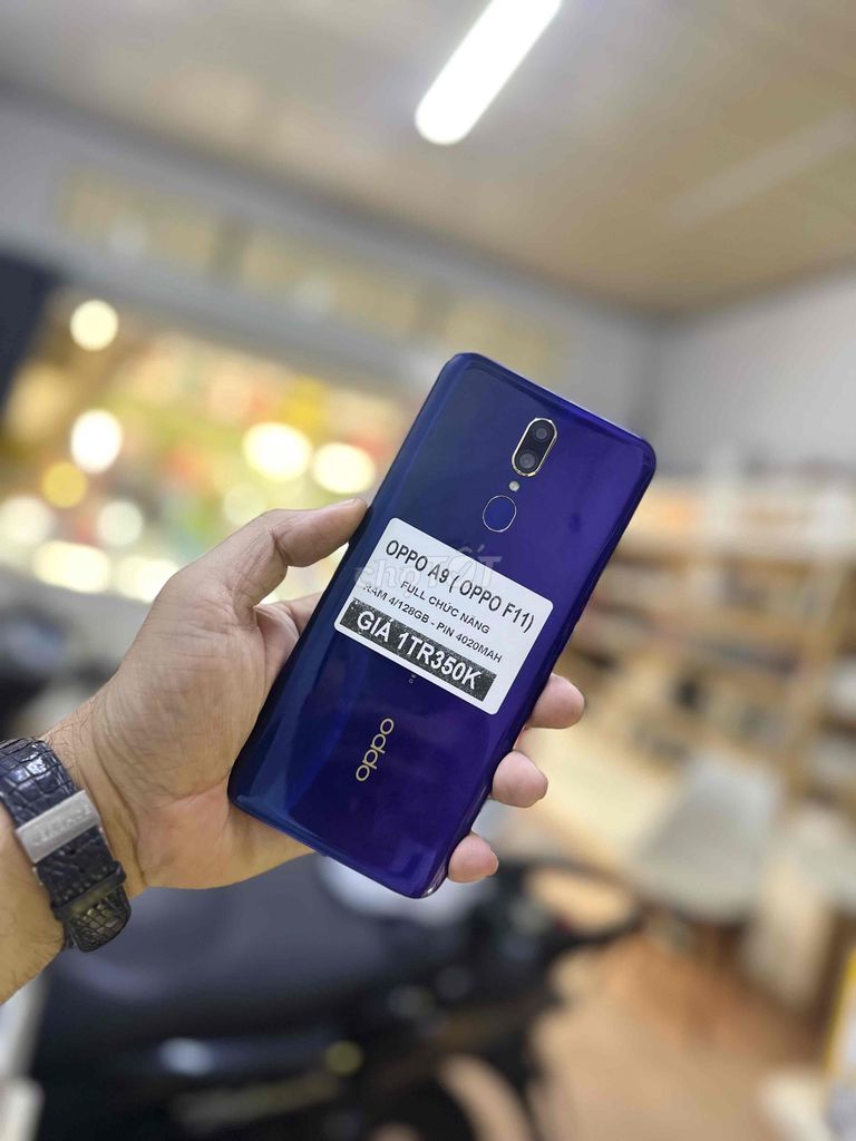 Oppo A9 (F11) 128GB Tím. Mua bán Điện thoại tại Thành phố Long Xuyên An Giang được đăng bởi TL Mobile hình 1