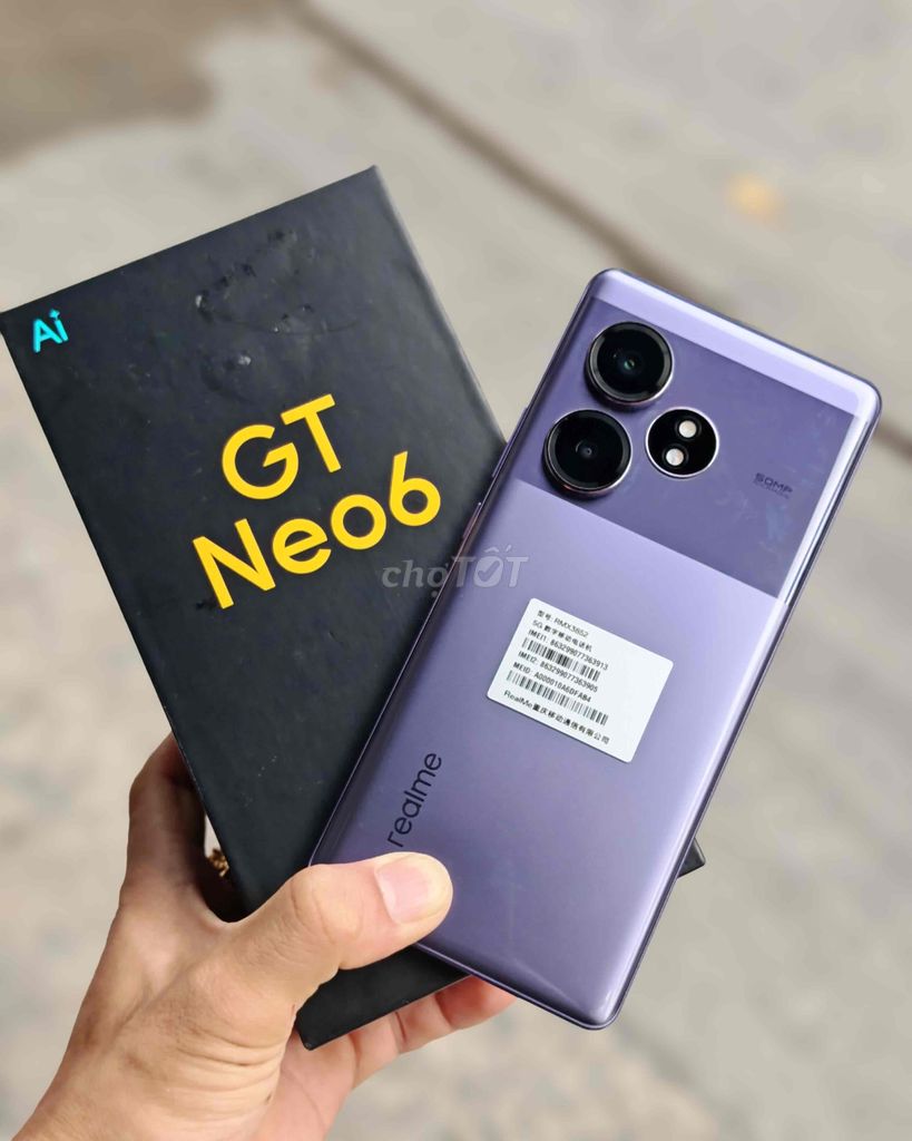 Realme GT Neo 6 5G fullbox ram12/256 pin5500 êm ok