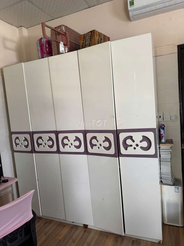 Tủ quần áo gỗ công nghiệp 6 cánh. Mua bán Tủ, kệ gia đình tại Quận 7 Tp Hồ Chí Minh được đăng bởi Trúc hình 1