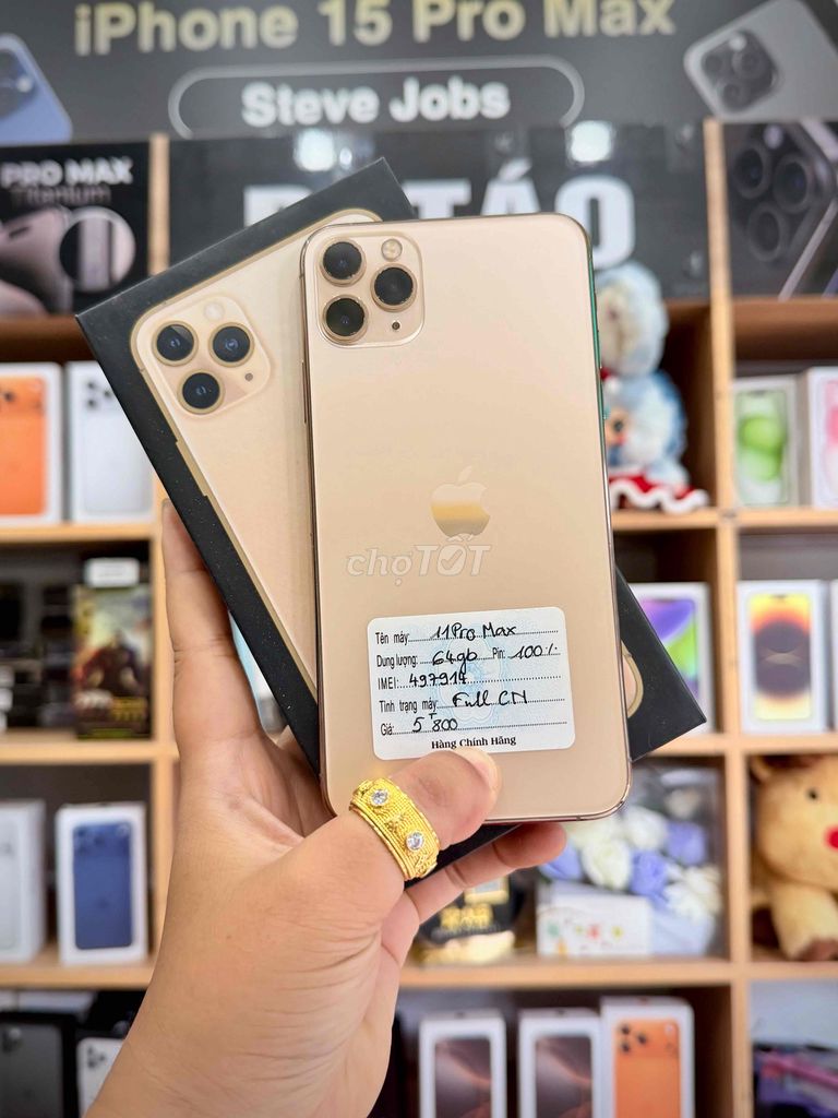 Apple iPhone 11 Pro Max 64GB 97. Mua bán Điện thoại tại Thành phố Long Xuyên An Giang được đăng bởi Bi Táo Store hình 1