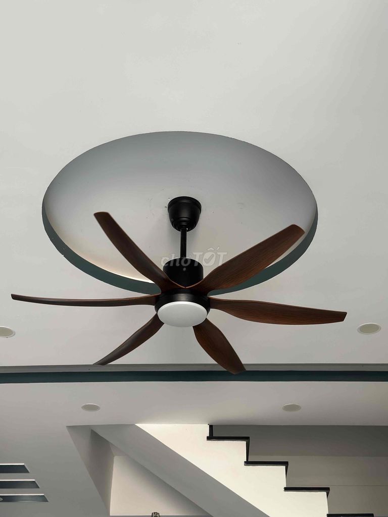 Quạt trần đèn 6 cánh Đồng tiết kiệm điện. Mua bán Quạt tại Quận Liên Chiểu Đà Nẵng được đăng bởi Thiết bị vệ sinh Đà Nẵng hình 1