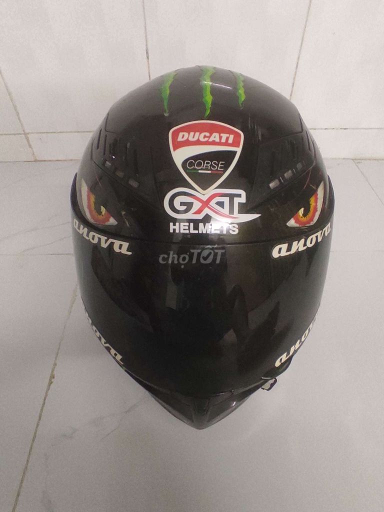 Mũ bảo hiểm GXT full face Đen. Mua bán Phụ kiện thời trang khác tại Quận 7 Tp Hồ Chí Minh được đăng bởi Anh  hình 1