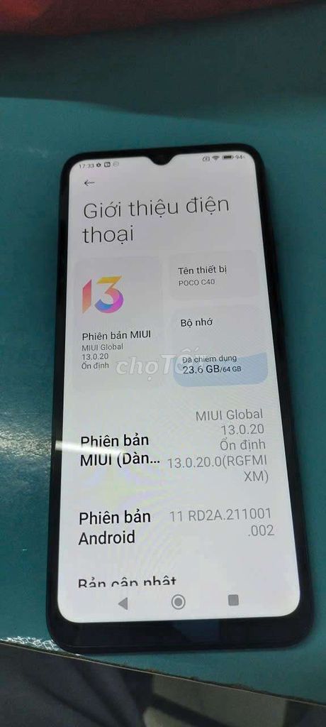 POCO C40  pin 6000 giá rẻ . Mua bán Điện thoại tại Quận 12 Tp Hồ Chí Minh được đăng bởi tony hùng   hình 1