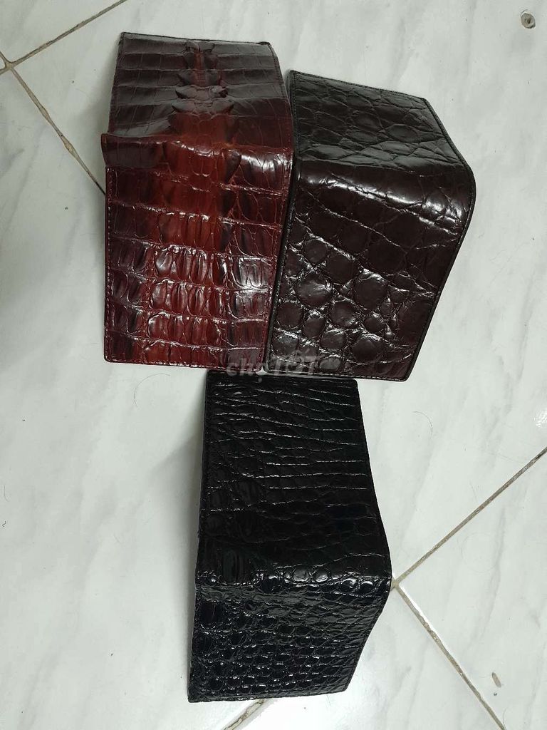 Ví da cá sấu 1 mặt, da bụng, gai. Mua bán Túi xách tại Quận Tân Phú Tp Hồ Chí Minh được đăng bởi Đồ da Hisaigon hình 1