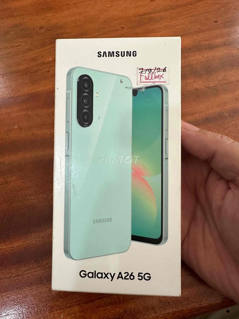 Samsung Galaxy A26 5G 128G Xanh BH 6 tháng. Mua bán Điện thoại tại Quận 10 Tp Hồ Chí Minh được đăng bởi nguyễn thanh phong hình 1