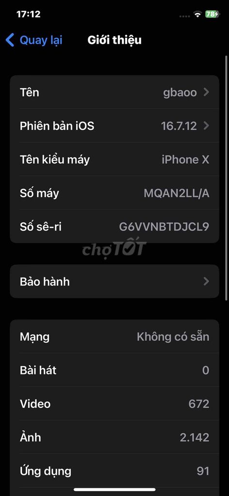 e cần bán ipX lock 256G. Mua bán Điện thoại tại Quận Tân Phú Tp Hồ Chí Minh được đăng bởi Gia Bảo hình 1