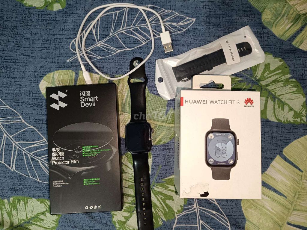 Huawei Watch Fit 3 Đen Đã sử dụng. Mua bán Thiết bị đeo thông minh tại Huyện Hoài Đức Hà Nội được đăng bởi Thanh hình 1