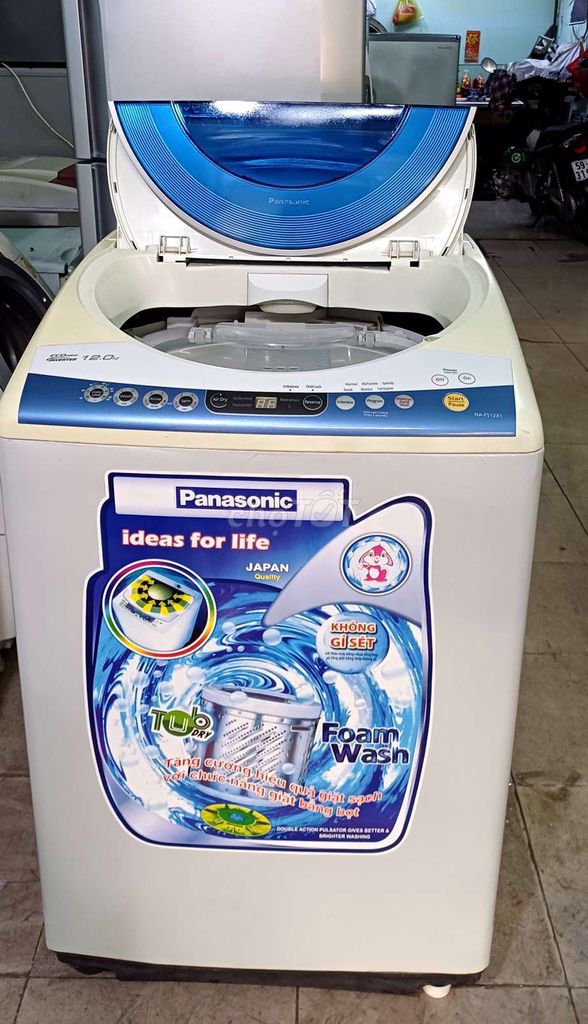 Máy giặt panasonic inverter 12kg bảo hành 3 tháng