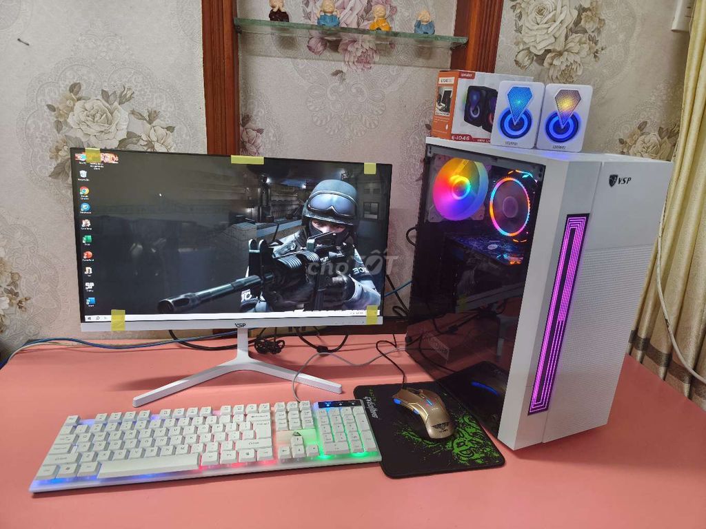 Bộ PC Core i5 Ram 8G GTX 750 2G SSD 128G màn 22"