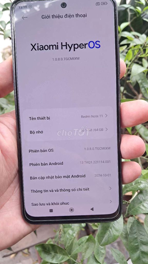 Xiaomi Redmi Note 11. Mua bán Điện thoại tại Quận Hai Bà Trưng Hà Nội được đăng bởi bùi hữu liêm  hình 1