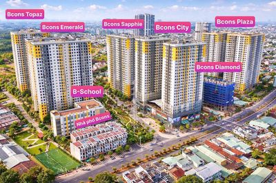 Cho thuê căn hộ Bcons City, DT: 54m2 2pn,2wc giá 5,5tr/tháng 