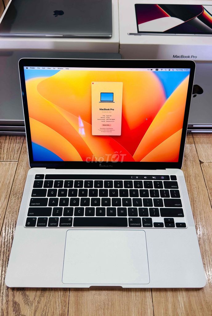 Apple MacBook Pro M1 16GB/512GB. Mua bán Laptop tại Quận Gò Vấp Tp Hồ Chí Minh được đăng bởi MACAZ hình 1