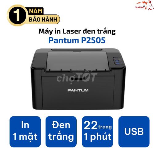 Máy in Laser Pantum P2505 Đen mới chính hãng. Mua bán Đồ dùng văn phòng tại Thành phố Buôn Ma Thuột Đắk Lắk được đăng bởi Lại Văn Tín  hình 1