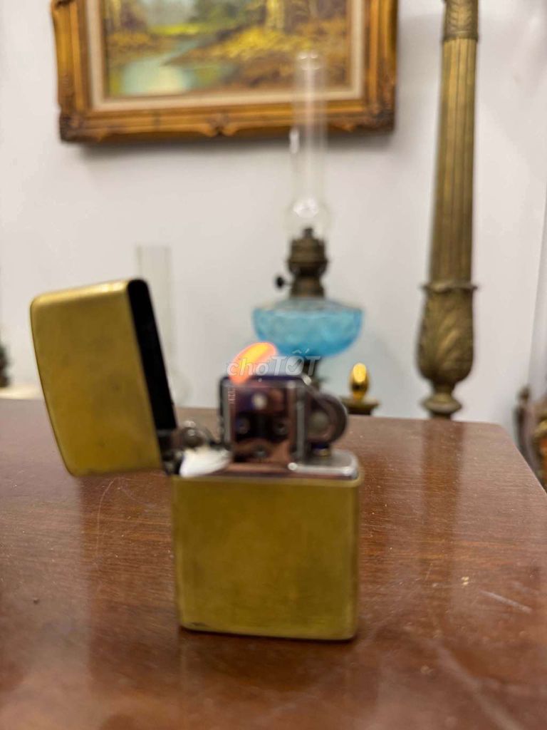 Bật lửa Zippo Đồng nguyên khối. Mua bán Đồ sưu tầm, đồ cổ tại Thành phố Biên Hòa Đồng Nai được đăng bởi Đỗ Liên hình 1