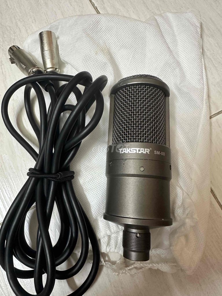 Microphone Takstar SM-8B Xám. Mua bán Tivi, Âm thanh tại Quận Ninh Kiều Cần Thơ được đăng bởi 5 Đô hình 1