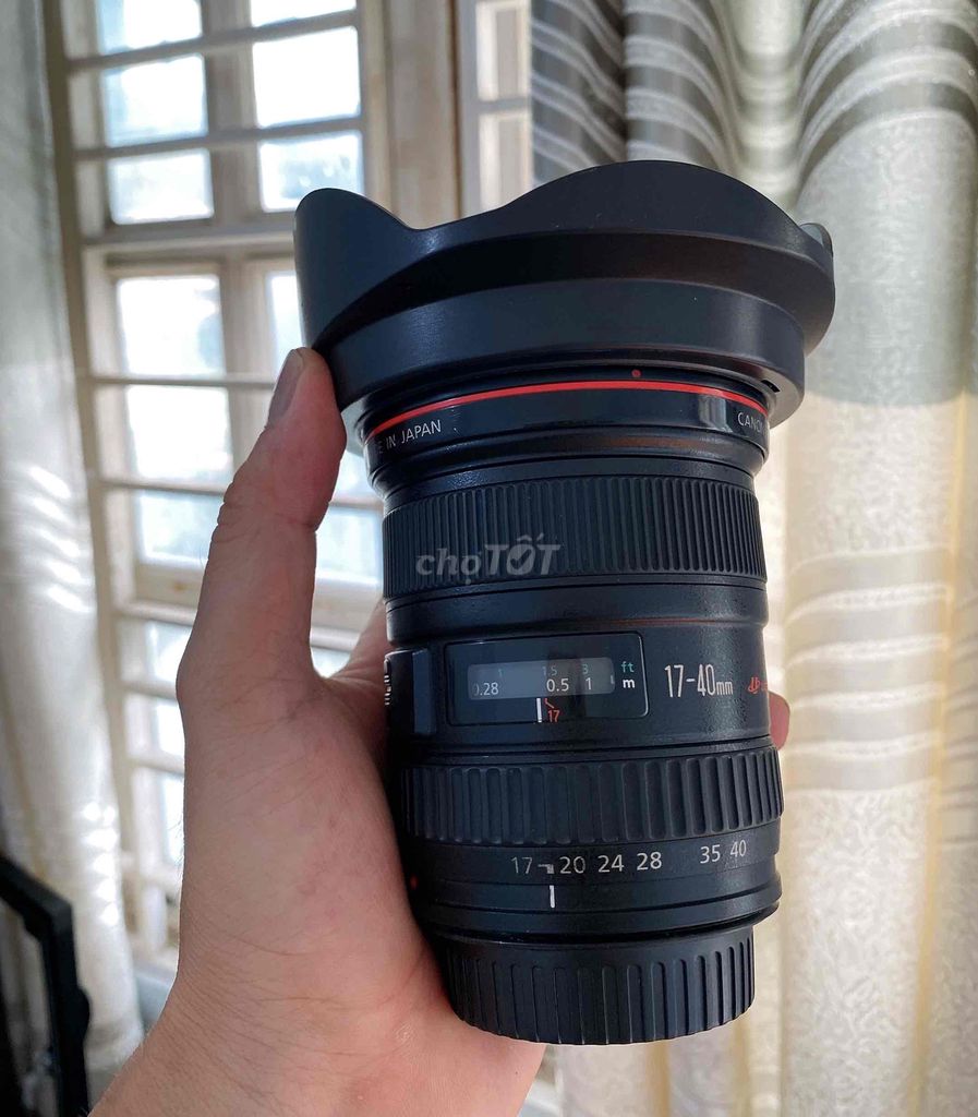 Ống kính Canon EF 17-40mm f/4L USM Đen. Mua bán Máy ảnh, Máy quay tại Quận Gò Vấp Tp Hồ Chí Minh được đăng bởi Hảo Huy hình 1