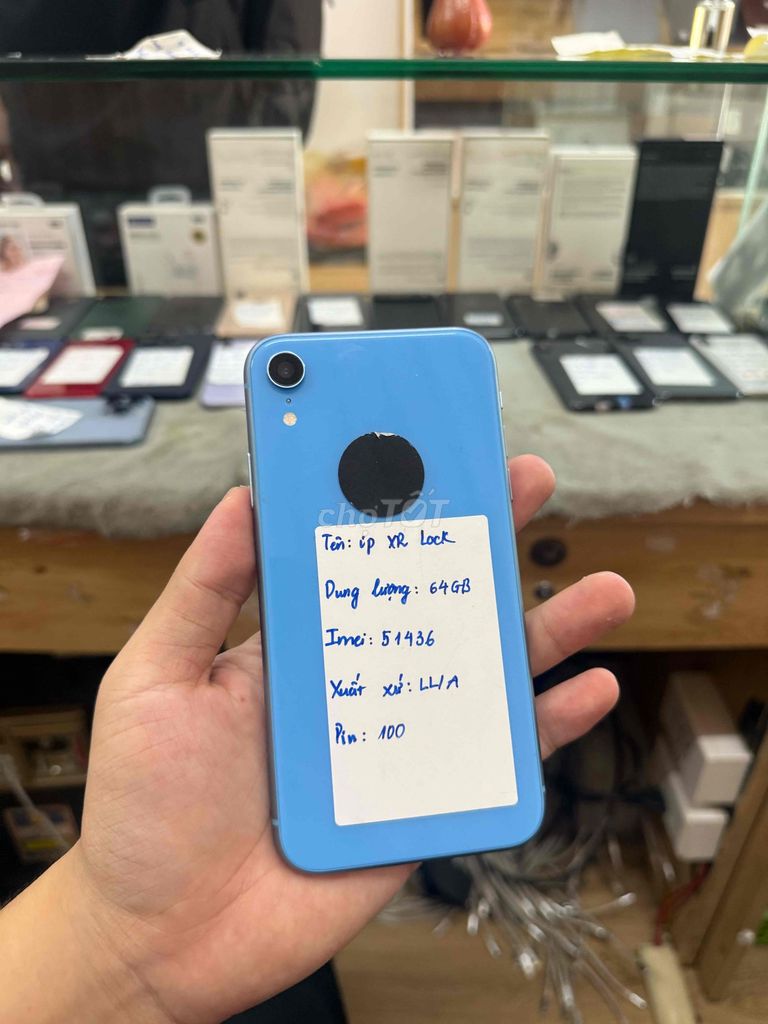 Apple iPhone XR 64GB Xanh LLA Đã sử dụng. Mua bán Điện thoại tại Quận Đống Đa Hà Nội được đăng bởi Hoàng quân store hình 1