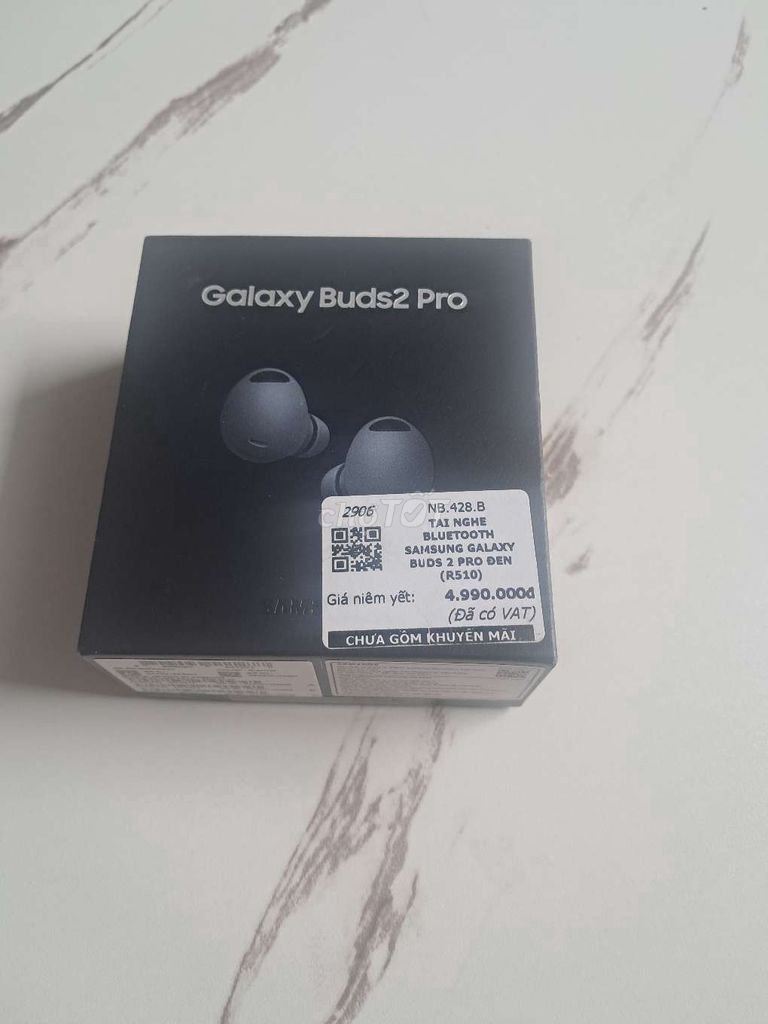 Samsung Buds2 Pro, box đầy đủ, còn BH 5/2/2026