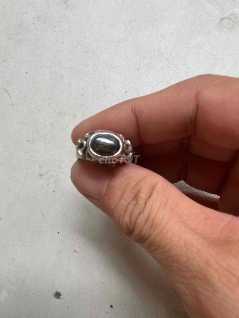 Nhẫn nữ Aqua Bạc size 8.5-9. Mua bán Phụ kiện thời trang khác tại Quận 12 Tp Hồ Chí Minh được đăng bởi anh tâm hình 1