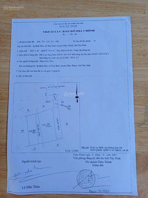Bán lô đất 2861m2 Đường 781, Xã Thái Bình, Châu Thành, Tây Ninh. Mua bán đất tại Huyện Châu Thành Tây Ninh được đăng bởi Phúc
