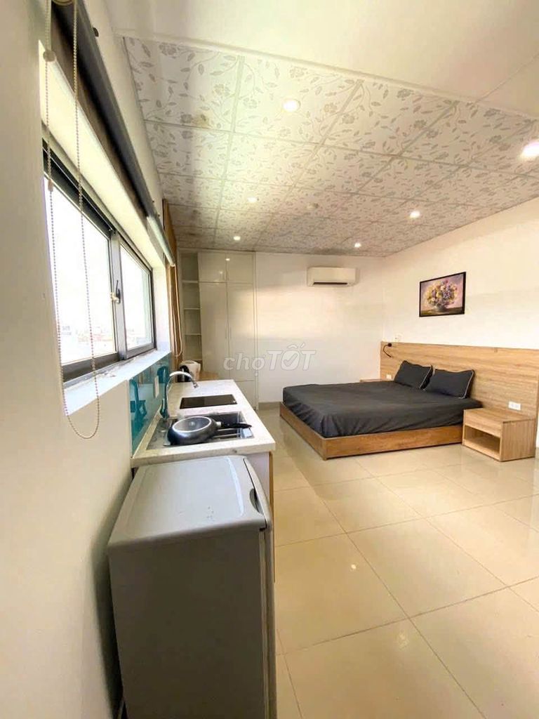 Studio trung tâm TP, 40m2, view đẹp, đủ nội thất