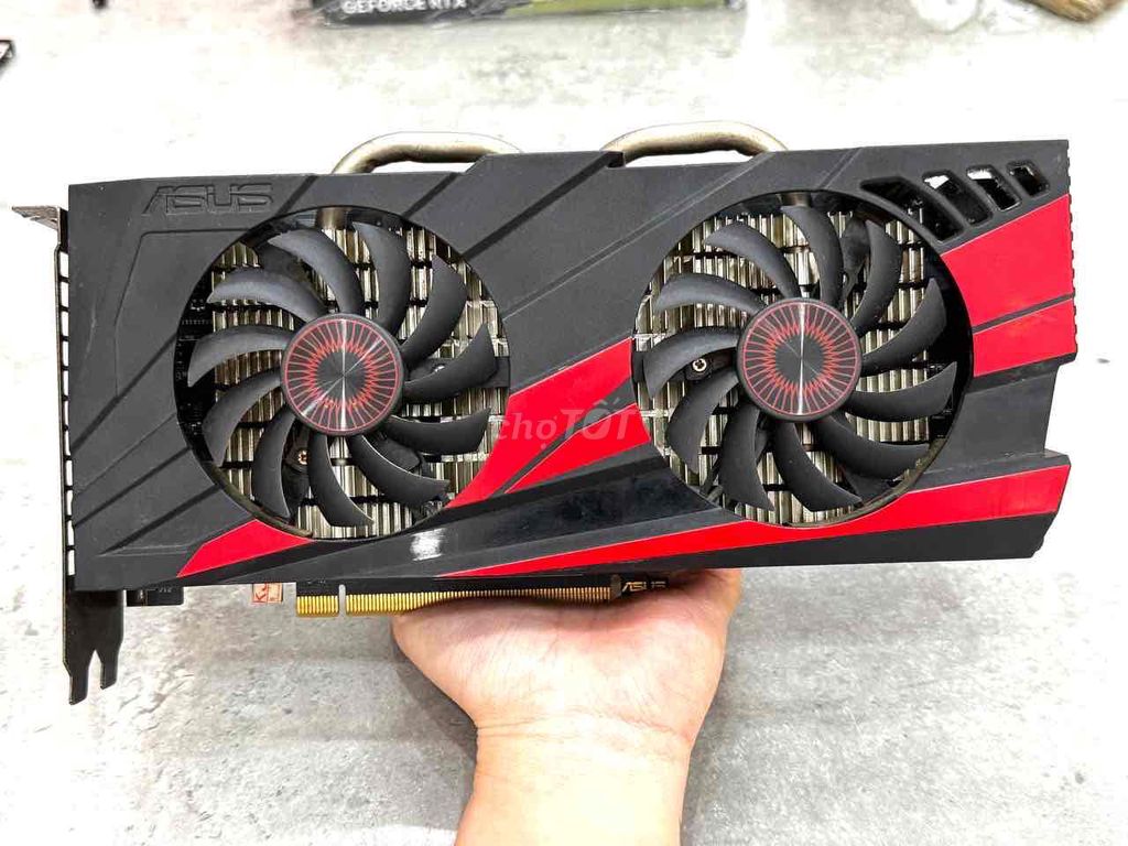 Card đồ họa Asus GTX960 4GB Đen, Đỏ. Mua bán Linh kiện (RAM, Card...) tại Quận Tân Bình Tp Hồ Chí Minh được đăng bởi Nguyễn Hoàng Nhã  hình 1