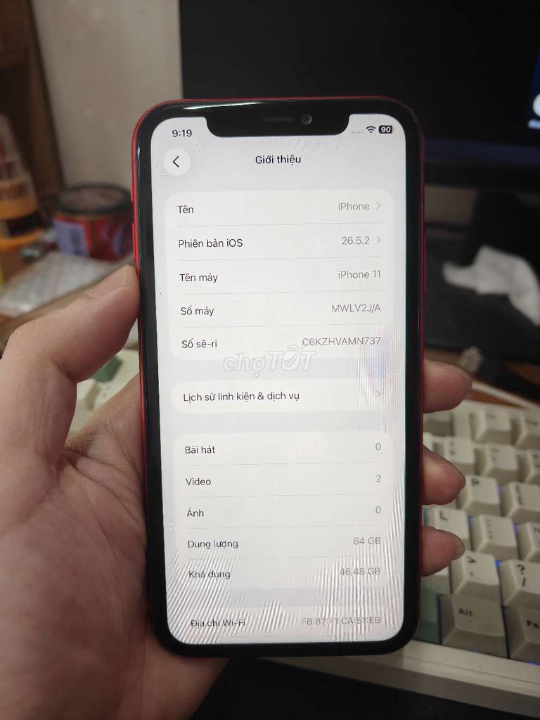 Apple iPhone 11 64GB Đỏ pin 88%. Mua bán Điện thoại tại Quận Thanh Xuân Hà Nội được đăng bởi cửa hàng điện thoại giá rẻ hình 1