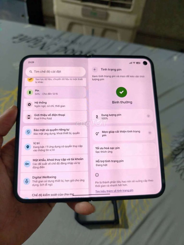 Google Pixel 9 Pro Fold 256GB giao lưu. Mua bán Điện thoại tại Thành phố Biên Hòa Đồng Nai được đăng bởi Long Huynh hình 1