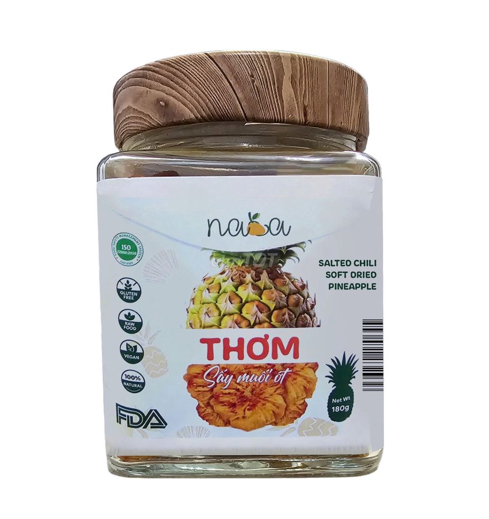 Thơm sấy muối ớt TT 180g