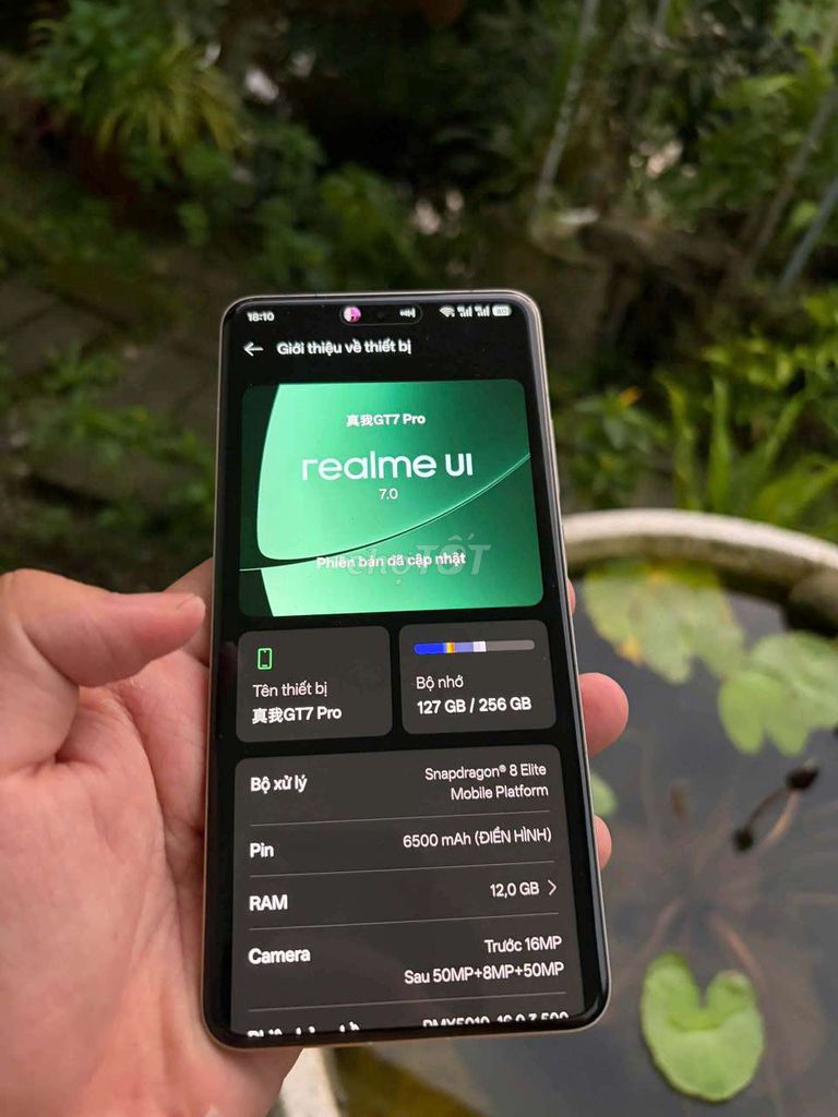 Realme GT7 Pro 12/256 xám fullbox. Mua bán Điện thoại tại Thành phố Đồng Xoài Bình Phước được đăng bởi Long hình 1