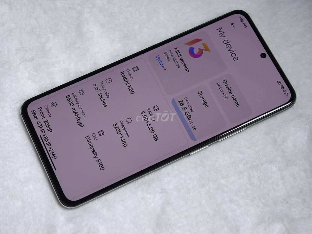 Redmi K50 8/256 máy đẹp giá tốt.. Mua bán Điện thoại tại Quận Bình Tân Tp Hồ Chí Minh được đăng bởi Hiếu hình 1