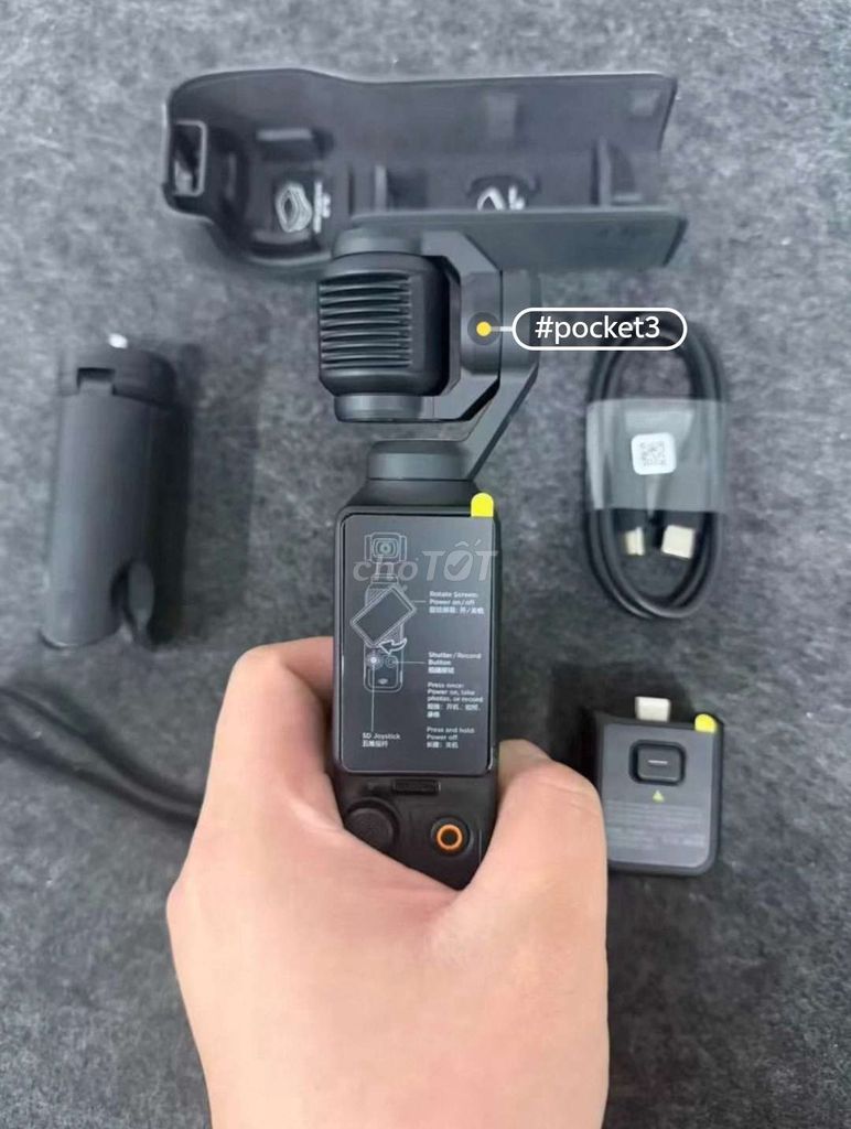 Cần bán gấp máy quay cầm tay DJI Pocket 3 95% mới. Mua bán Máy ảnh, Máy quay tại Quận 1 Tp Hồ Chí Minh được đăng bởi Harry Jiang hình 1
