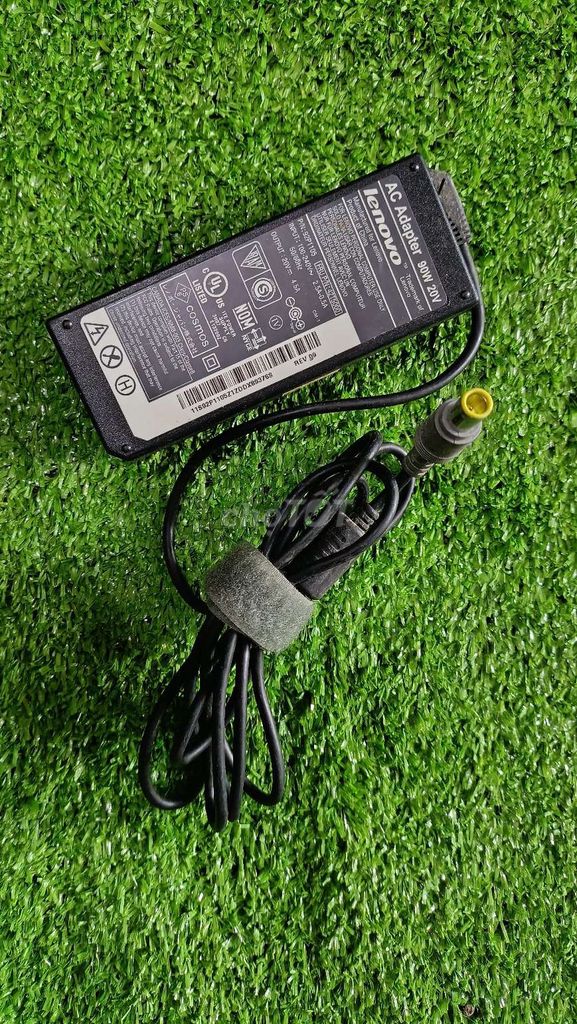 Sạc laptop Lenovo 90W đầu tròn vàng hoạt động tốt. Mua bán Phụ kiện (Màn hình, Chuột...) tại Thành phố Thủ Đức Tp Hồ Chí Minh được đăng bởi Cũ Giá Rẻ hình 1