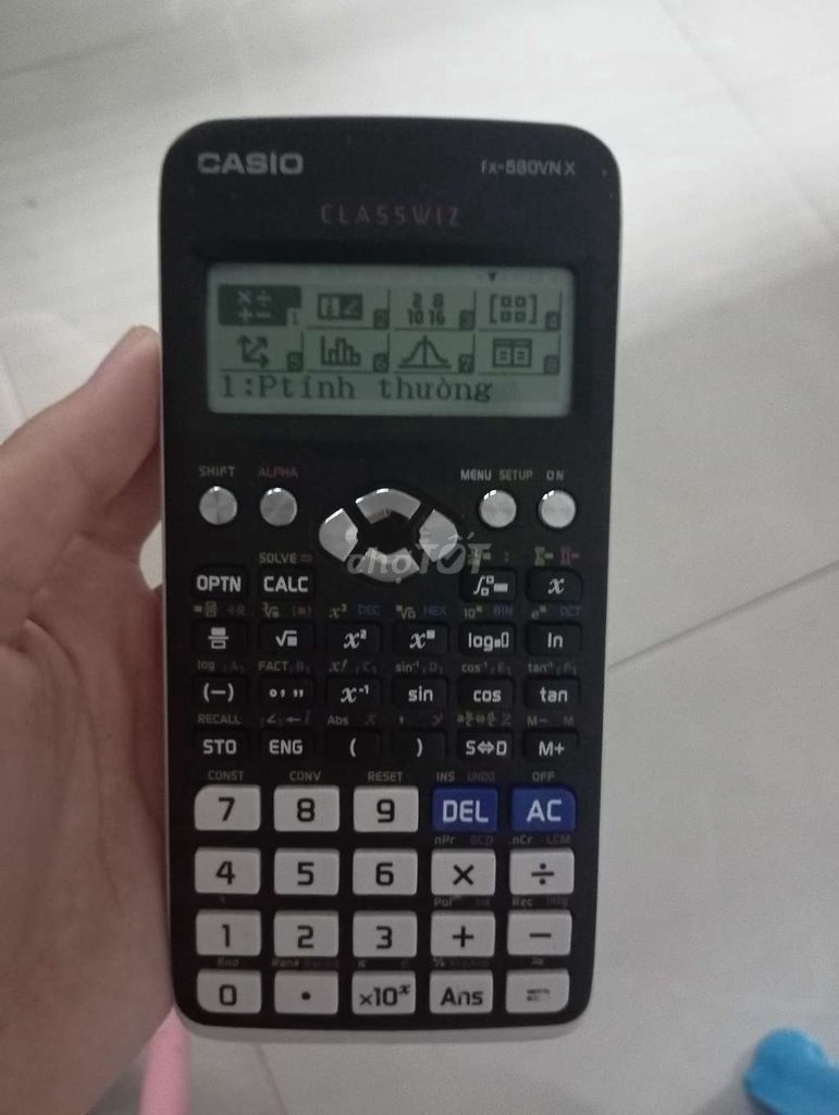 Máy tính casio 580