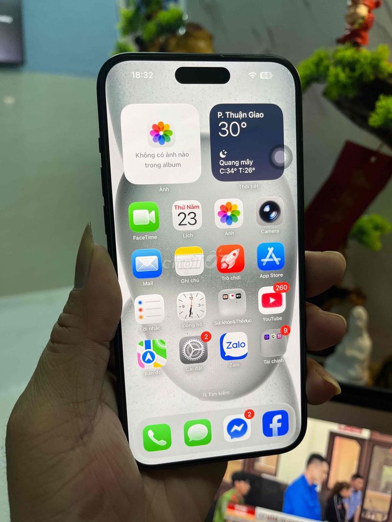iPhone 15 Plus 128GB Đen Mỹ Đã sử dụng. Mua bán Điện thoại tại Thành phố Thuận An Bình Dương được đăng bởi  Phan Trung hình 1