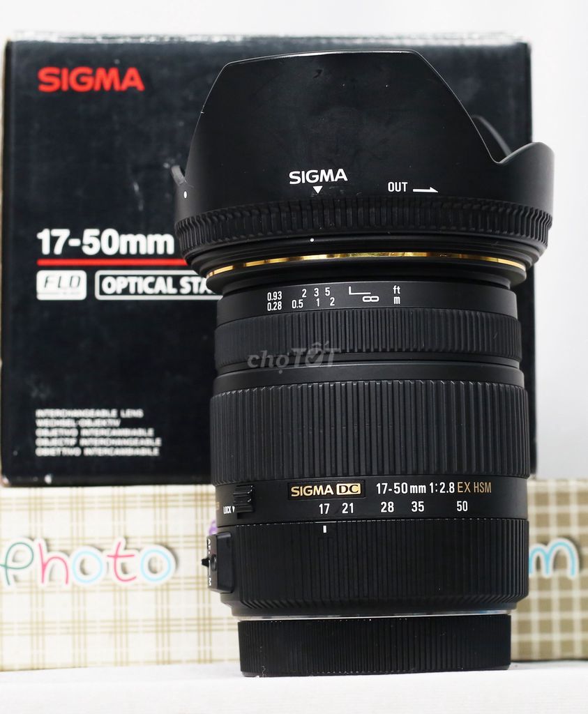 Lens Sigma 17-50 f2.8 FULBOX, CỰC MỚI for Canon. Mua bán Máy ảnh, Máy quay tại Quận 4 Tp Hồ Chí Minh được đăng bởi Mai Ngọc Chinh hình 1
